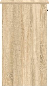 vidaXL vidaXL Stojak pod komputer z szufladą, dąb sonoma, 35x45x77 cm 6