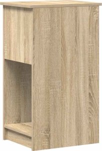 vidaXL vidaXL Stojak pod komputer z szufladą, dąb sonoma, 35x45x77 cm 7