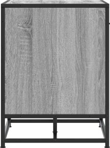 vidaXL vidaXL Ławka na buty Szara Sonoma 60x40x53,5 cm Drewno i metal 5