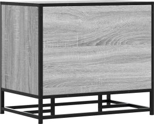 vidaXL vidaXL Ławka na buty Szara Sonoma 60x40x53,5 cm Drewno i metal 6