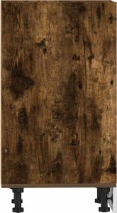 vidaXL vidaXL Szafka dolna dąb wędzony 30x44,5x81,5 cm Drewno klejone 5