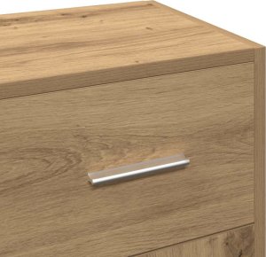 vidaXL Szafka, dąb artisan, 91x28x75 cm 8