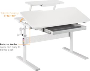 Ergo Office ML Biurko dla dzieci Ergo Office, z regulacją wysokości, szare, max 40kg,900x600mm, ER-483 4