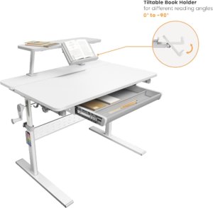 Ergo Office ML Biurko dla dzieci Ergo Office, z regulacją wysokości, szare, max 40kg,900x600mm, ER-483 5