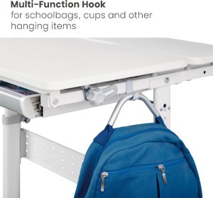 Ergo Office ML Biurko dla dzieci Ergo Office, z regulacją wysokości, szare, max 40kg,900x600mm, ER-483 6