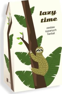 Cup&You LAZY TIME. Zestaw herbat do leniuchowania - 10 saszetek 10x 5g z herbatą różnego rodzaju i smaku + bawełniany filtr do herbaty, uniwersalny prezent upominek 1