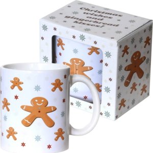 Cup&You Świąteczny kubek ceramiczny 300ml GINGERBREAD MAN - prezent upominek na Boże Narodzenie, święta, Mikołaja, Gwiazdję, pod choinkę  zimowy podarunek 4