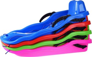 Jokomisiada Sanki plastikowe ze sznurkiem ślizg na zimę SP0740 6
