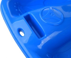 Jokomisiada Sanki plastikowe ze sznurkiem ślizg na zimę SP0740 10