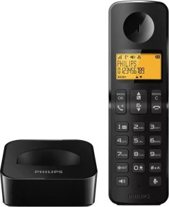 Telefon stacjonarny Philips TELEFON STAJONARNY PHILIPS D2601B/53 BEZPRZEWODOWY 4