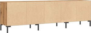 vidaXL Szafka pod TV, dąb artisan, 150x30x44,5 cm 7