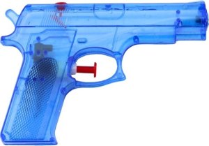 LeanToys Pistolet Na Wodę Mały Plastikowy Niebieski 15 cm x 10,5 cm LEAN TOYS 1