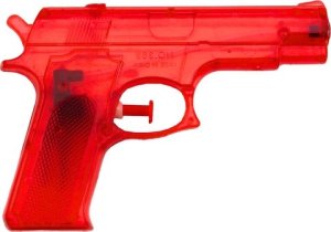 LeanToys Pistolet Na Wodę Mały Plastikowy Czerwony 15 cm x 10,5 cm LEAN Toys 1