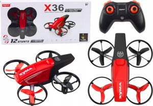 Dron LeanToys Zdalnie Sterowany Dron RC X36 SYMA Czerwony LEAN Toys 1