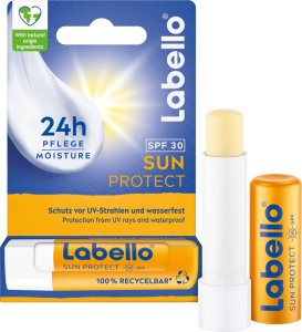 Labello Labello Sun Protect, Lip balm, Colourless, Unisex, Universal skin, Shea butter, Moisturizing, Nourishing, Protection 4
