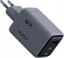 Ładowarka Aukey AUKEY PA-C3 wall charger 67W gray 1