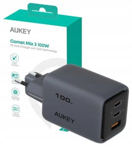 Ładowarka Aukey AUKEY PA-C5 wall charger 100W gray 1