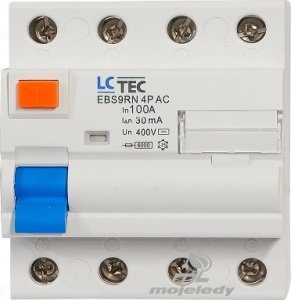 LCTec Wyłącznik różnicowoprądowy 100A 30mA 4P+N EBS9RN 6