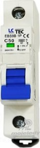 LCTec Wyłącznik nadprądowy C 50A 1P EBS LC-Tec 3
