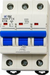 LCTec Wyłącznik nadprądowy C 16A 3P EBS LC-Tec 1