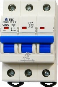 LCTec Wyłącznik nadprądowy C 50A 3P EBS LC-Tec 1