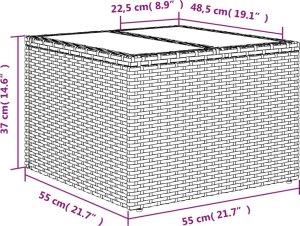 vidaXL 11-cz. zestaw mebli ogrodowych z poduszkami, brązowy, rattan PE 10