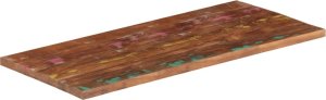 vidaXL Blat stołu, 100x60x1,5 cm, prostokątny, lite drewno z odzysku 2