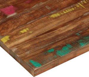 vidaXL Blat stołu, 100x60x1,5 cm, prostokątny, lite drewno z odzysku 6