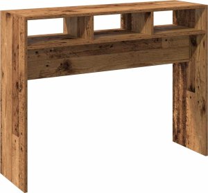 vidaXL Stolik konsolowy, stare drewno, 105x30x80 cm 2