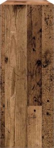 vidaXL Stolik konsolowy, stare drewno, 105x30x80 cm 5