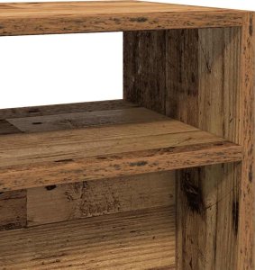vidaXL Stolik konsolowy, stare drewno, 105x30x80 cm 7