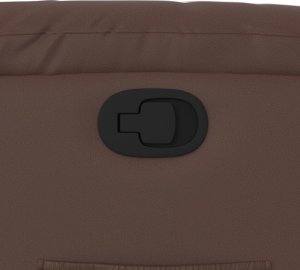 vidaXL Fotel rozkładany, brązowy, sztuczna skóra 9