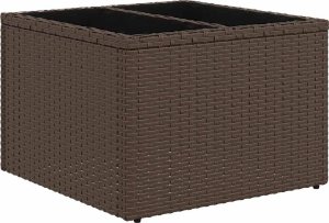 vidaXL 8-cz. zestaw wypoczynkowy do ogrodu, z poduszkami, brązowy 6