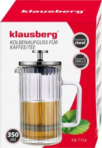 Klausberg ZAPARZACZ TŁOKOWY DO KAWY/HERBATY TERMICZNY 350ml KLAUSBERG KB-7756 5
