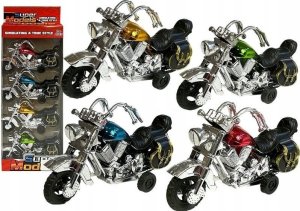 LeanToys Zestaw Motocykli z Naciągiem 4 sztuki LEAN Toys 1