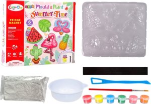 LeanToys Zestaw DIY Do Malowania Wakacje Flaming Arbuz Gips Magnesy LEAN Toys 1