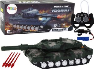 LeanToys Czołg RC Zdalnie Sterowany 27 MHz Zielony LEAN Toys 1