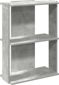vidaXL vidaXL Regał 3-poziomowy, szarość betonu, 60x30x80 cm 2