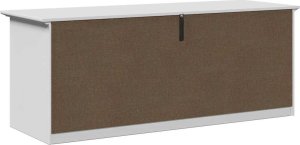 vidaXL vidaXL Ławka do przedpokoju, BODO, biała, 114x40x45 cm 7