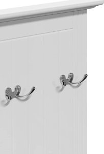 vidaXL vidaXL Wózek kuchenny, BODO, biało-brązowa, 72x45x80 cm 8