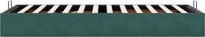 vidaXL vidaXL Rama łóżka otomana bez materaca, zielona, 100x200 cm, aksamit 6