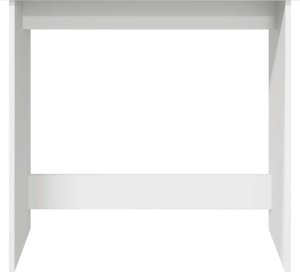vidaXL vidaXL Biurko, białe, 80x40x75 cm, materiał drewnopochodny 4