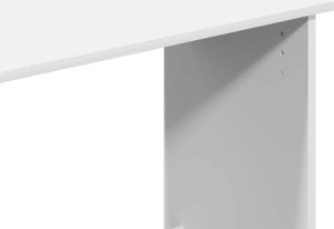 vidaXL vidaXL Biurko, białe, 80x40x75 cm, materiał drewnopochodny 7