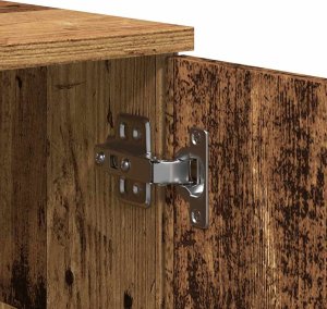 vidaXL Szafka pod telewizor, stare drewno, 140x35x40 cm 8