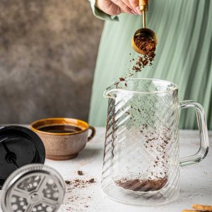 Klausberg ZAPARZACZ TŁOKOWY DO KAWY/HERBATY TERMICZNY 1000ml KLAUSBERG KB-7764 5