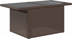 vidaXL vidaXL 6-cz. zestaw wypoczynkowy do ogrodu, z poduszkami, brązowy 3