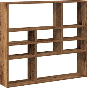 vidaXL vidaXL Półka ścienna, stare drewno 90x16x78 cm materiał drewnopochodny 2