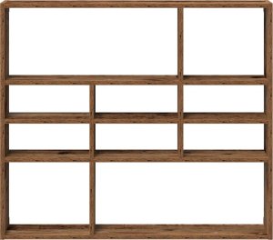 vidaXL vidaXL Półka ścienna, stare drewno 90x16x78 cm materiał drewnopochodny 4