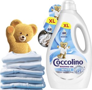 Coccolino  Coccolino White XL Żel Do Prania Białych Tkanin 68 Prań 2,72l 4