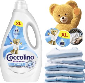 Coccolino  Coccolino White XL Żel Do Prania Białych Tkanin 68 Prań 2,72l 5